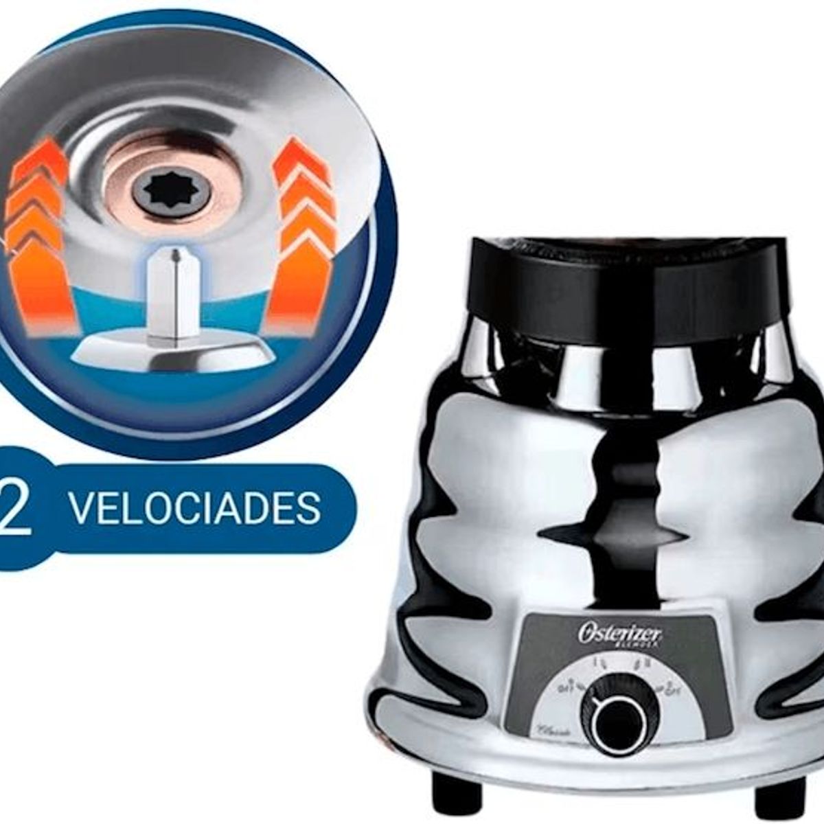 OSTER - Licuadora Clásica Oster 250-22 con 2 Velocidades Resistente