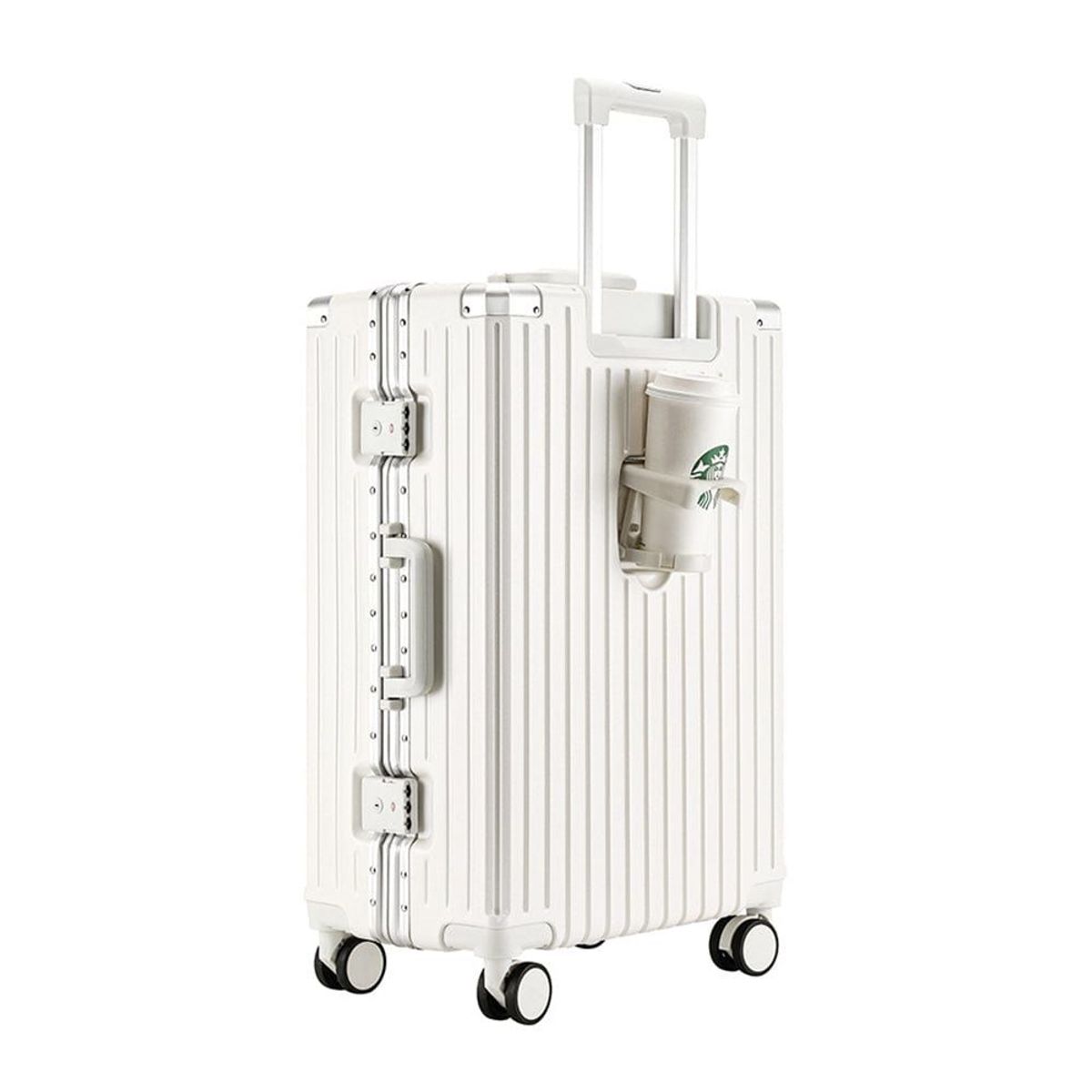 GENERICO - Maleta de Viaje 20 Pulgadas - Blanco_.