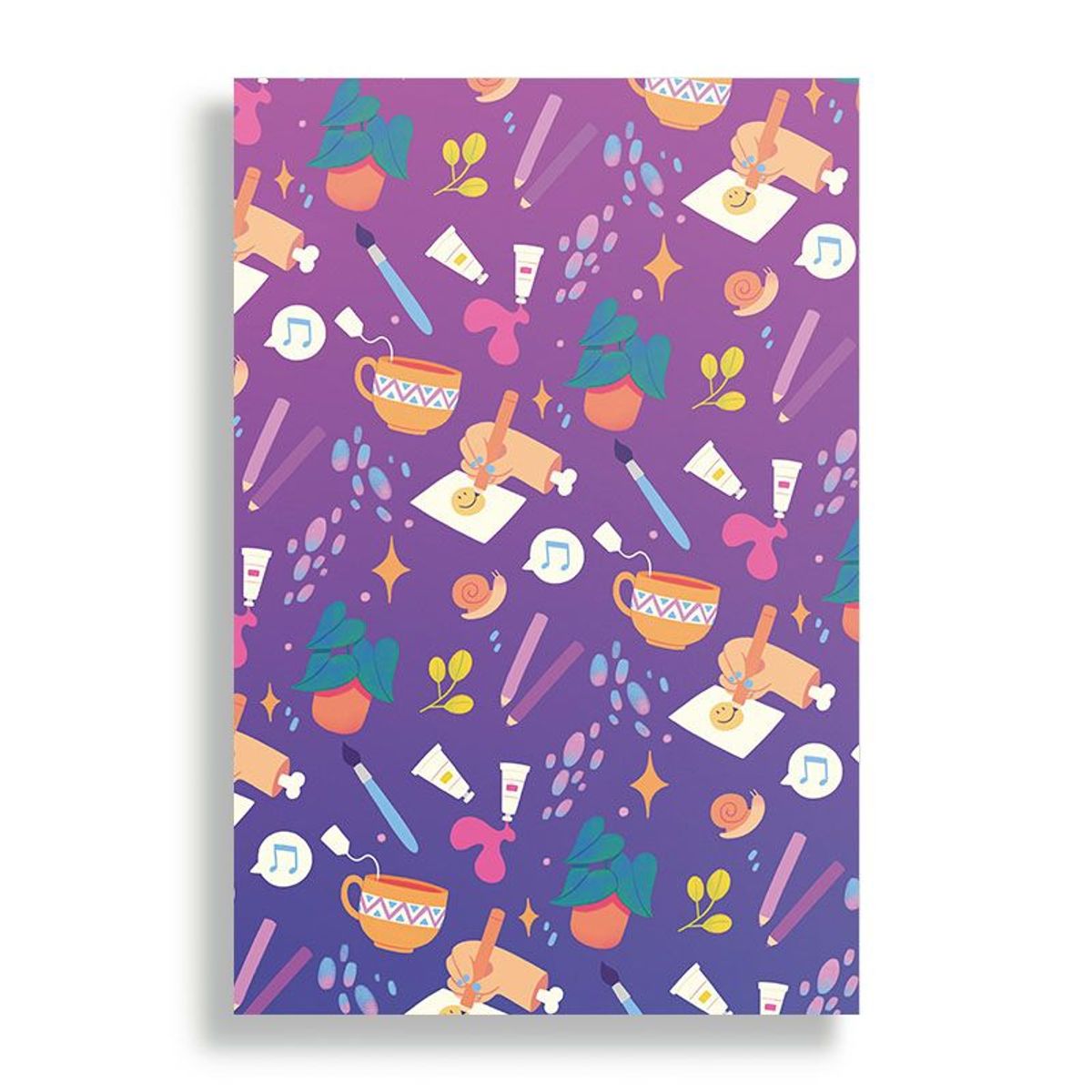 KUSTOMIT - Cuadro Decorativo Aluminio 20x30 - Pattern 1