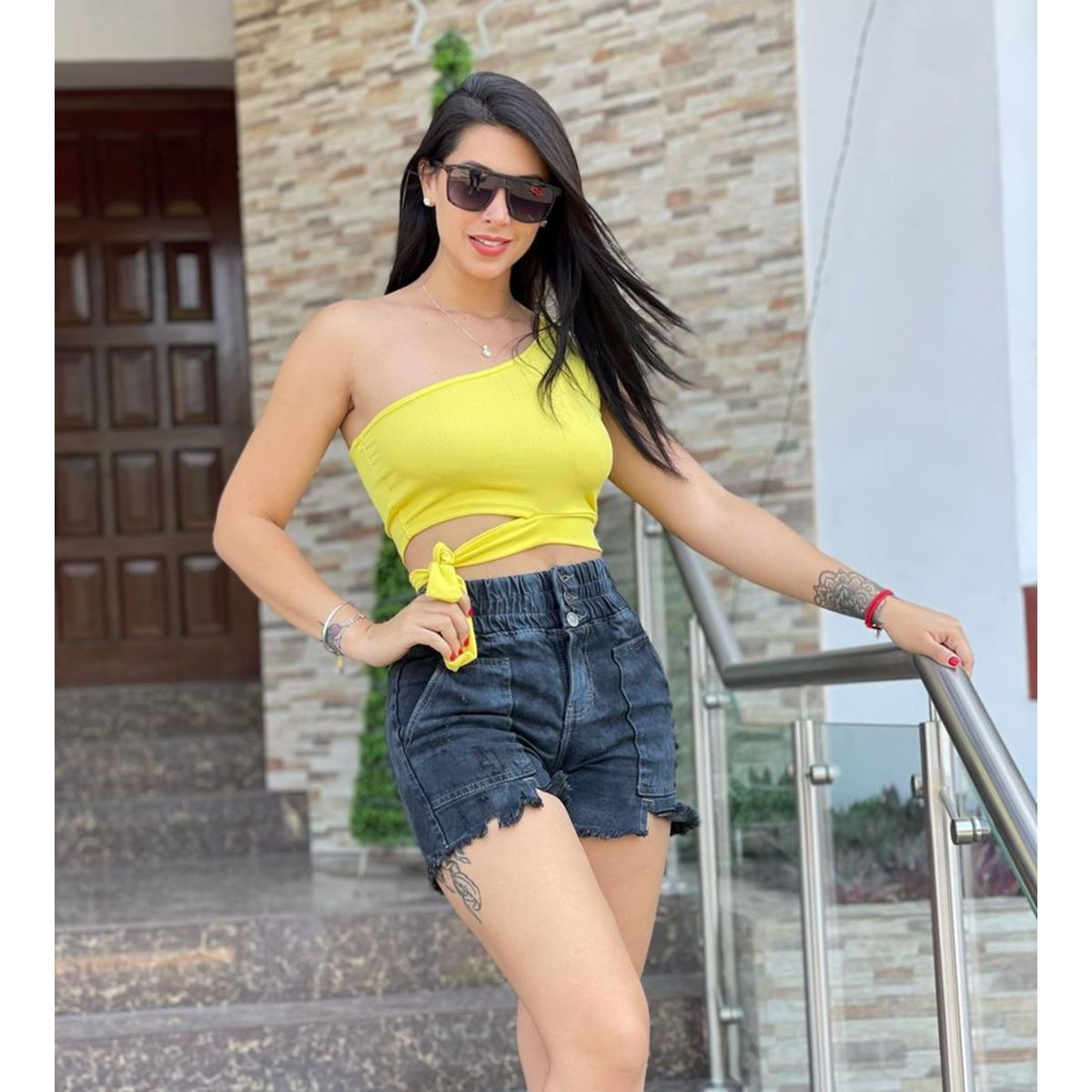 BENCUS JEANS - Short Denim Mujer Pick Nuevo