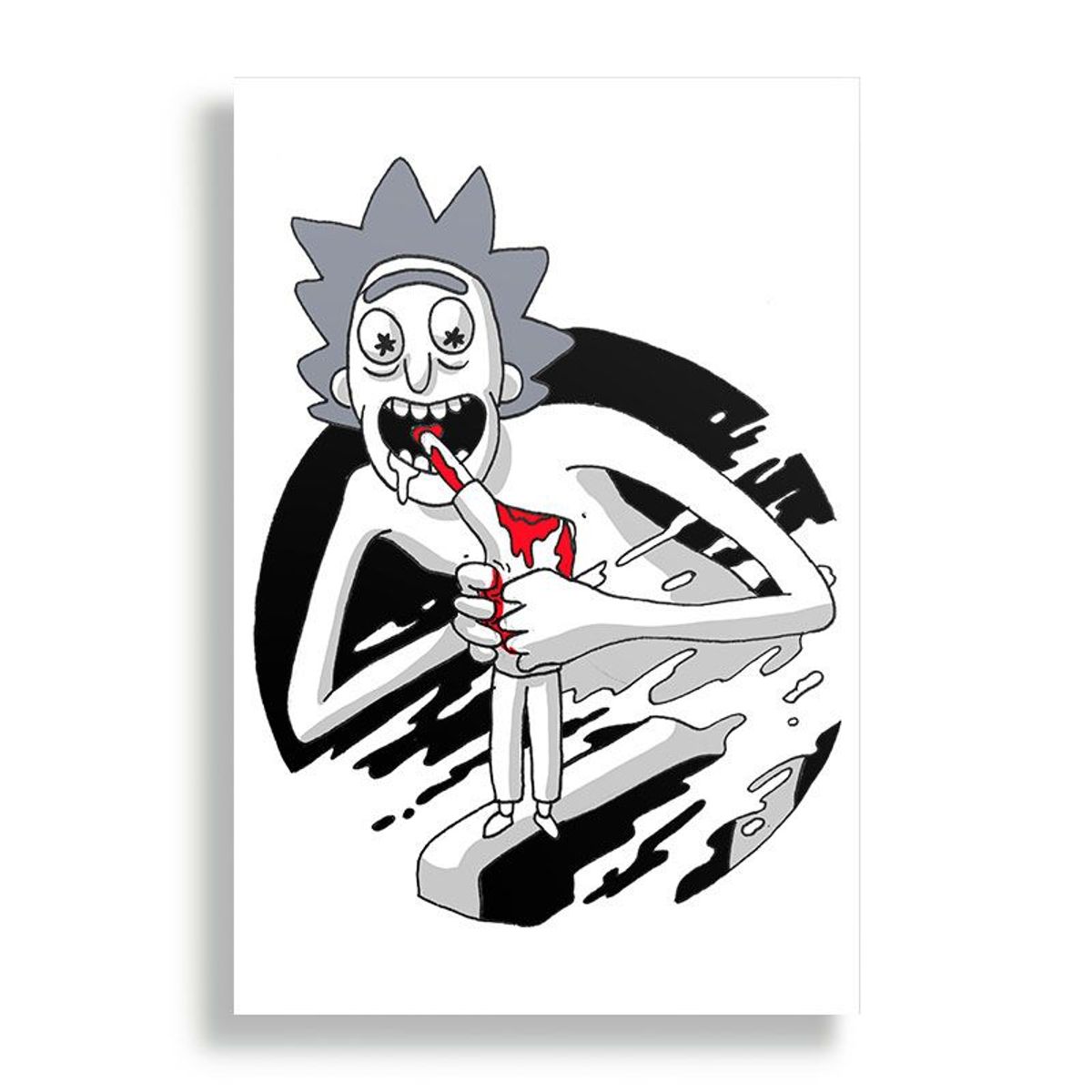 KUSTOMIT - Cuadro Decorativo Aluminio 20x30 - Ricky