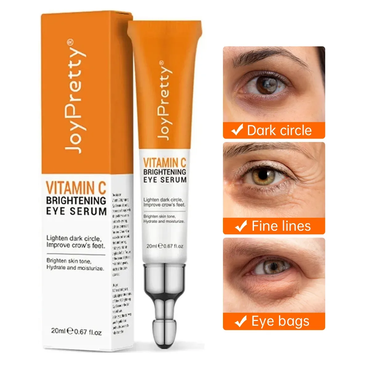 GENERICO - crema Vitamina C Elimina Ojeras y bolsas en los ojos