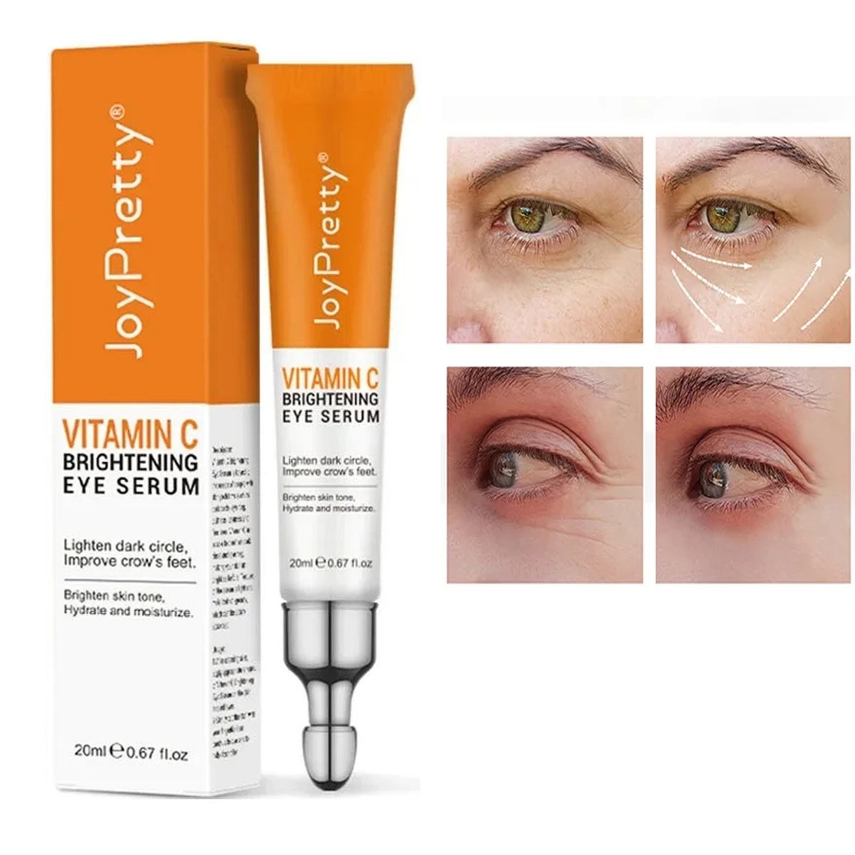 GENERICO - Crema Para Ojeras  y bolsas en los ojos  Con Vitamina C
