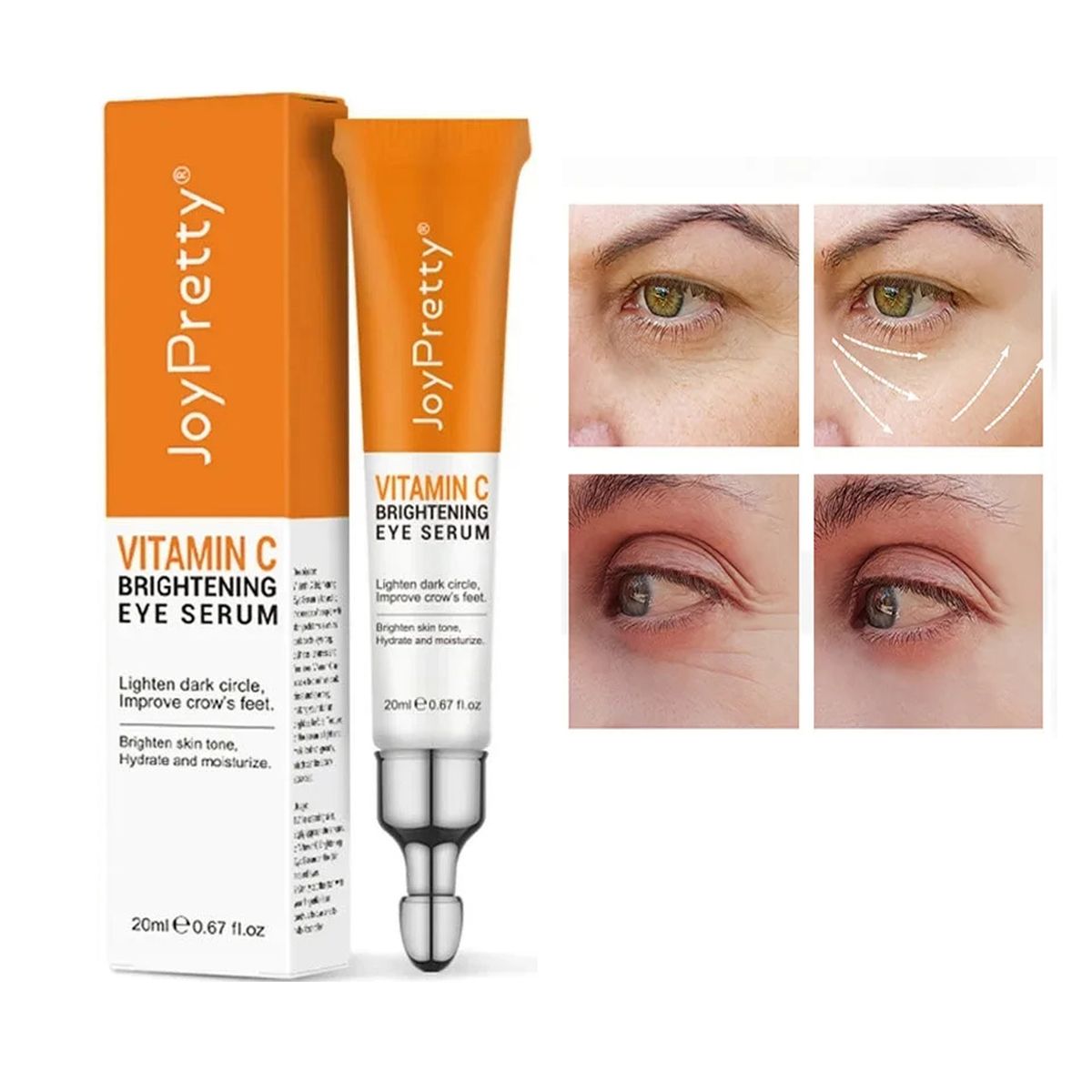 GENERICO - Crema Para Ojeras  y bolsas en los ojos  Con Vitamina C