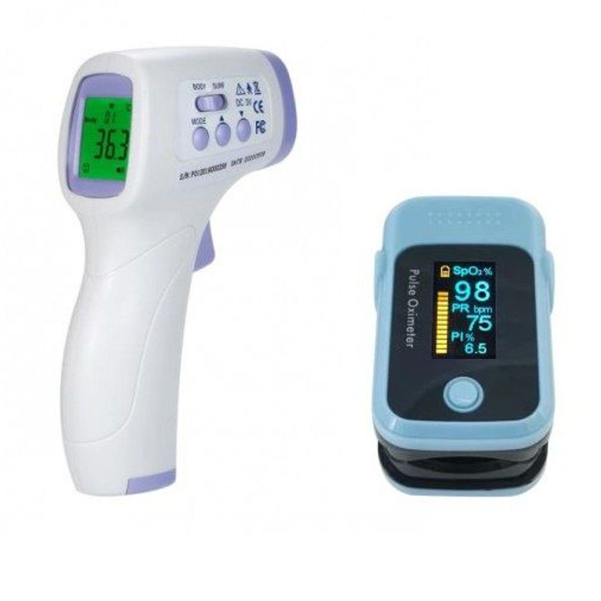 GENERICO - PACK OXIMETRO MAS TERMOMETRO INFRARROJO