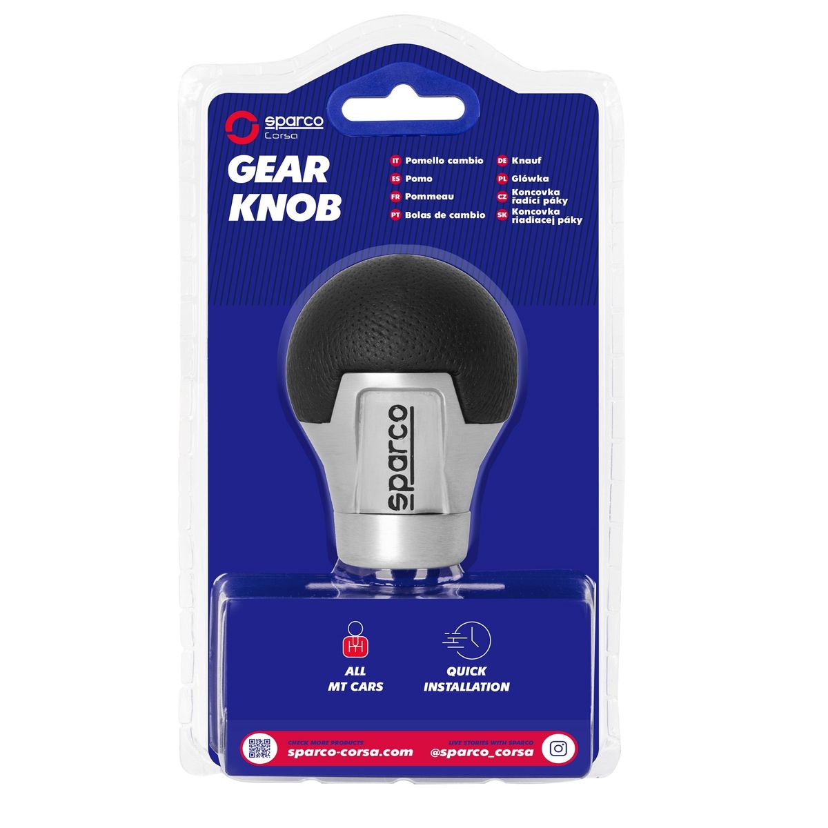 SPARCO - Perilla De Cambio Pomo Sparco Corsa Spg101