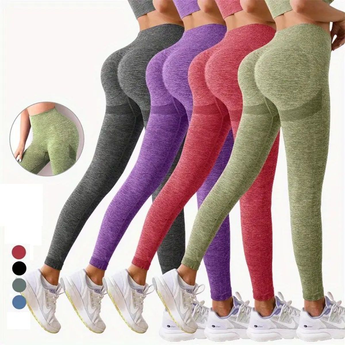 GENERICO - Leggings Saca Pompis Pantalones deportivos Push Up