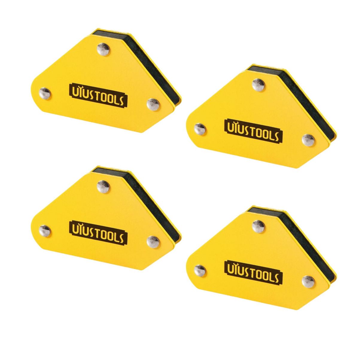 UYUSTOOLS - ESCUADRA MAGNETICA PARA SOLDAR SET DE SUJETADORES 4 PIEZAS 9LB