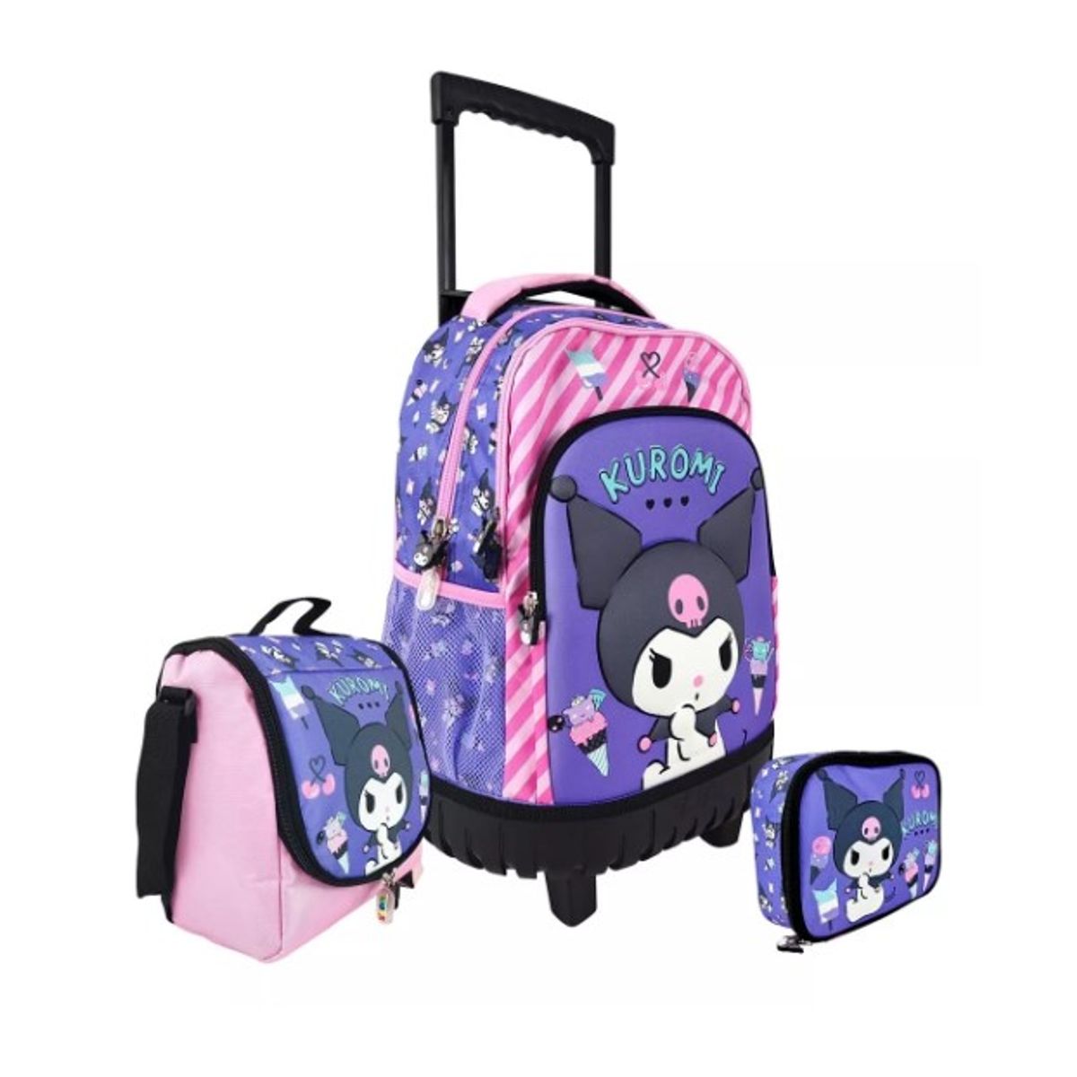 SCOOL - SET MOCHILA ESCOLAR KUROMI magic