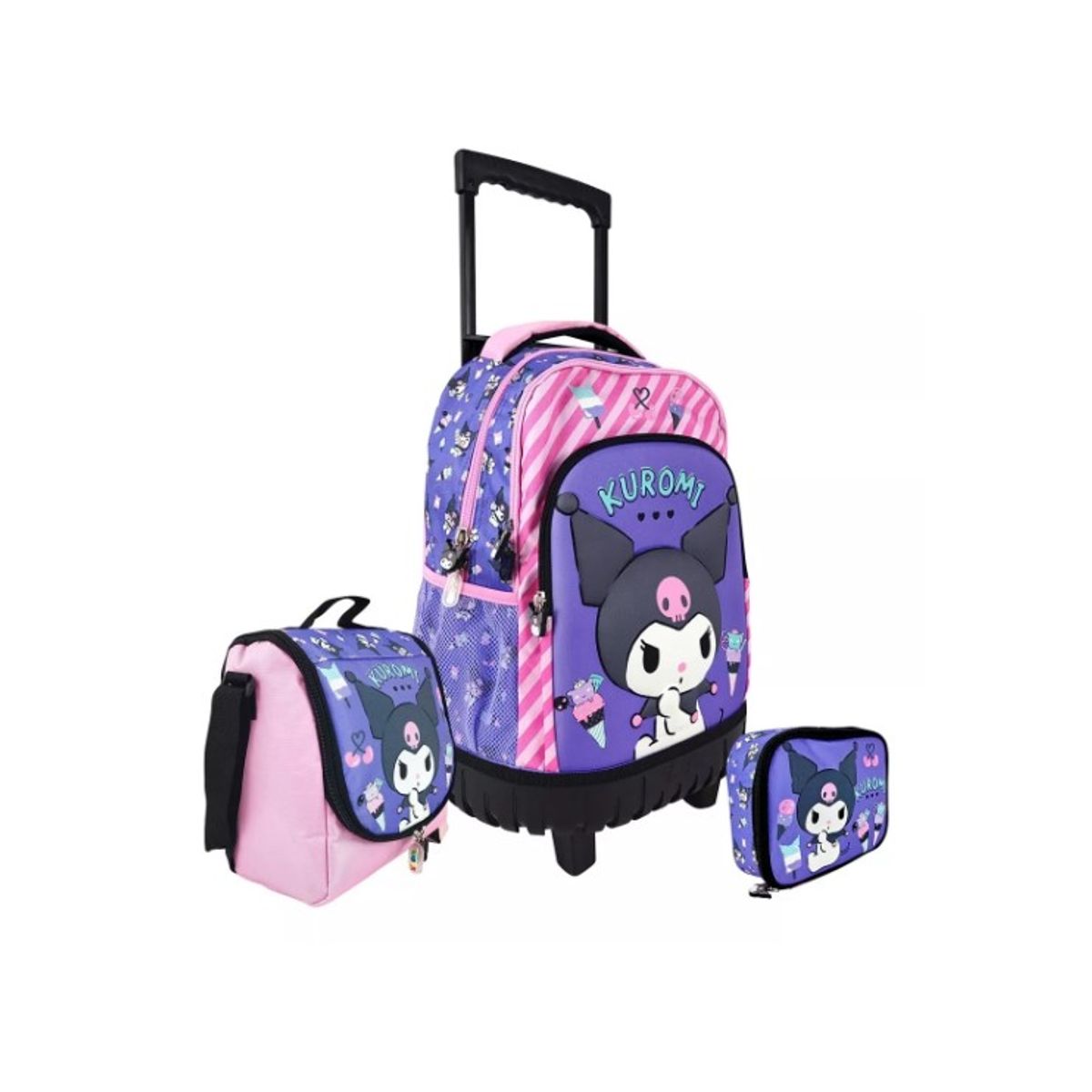SCOOL - SET MOCHILA ESCOLAR KUROMI magic