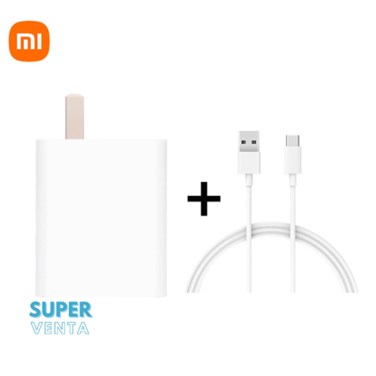 GENERICO - Cargador para Xiaomi con Carga Rápida 33W Cable Tipo-C Redmi