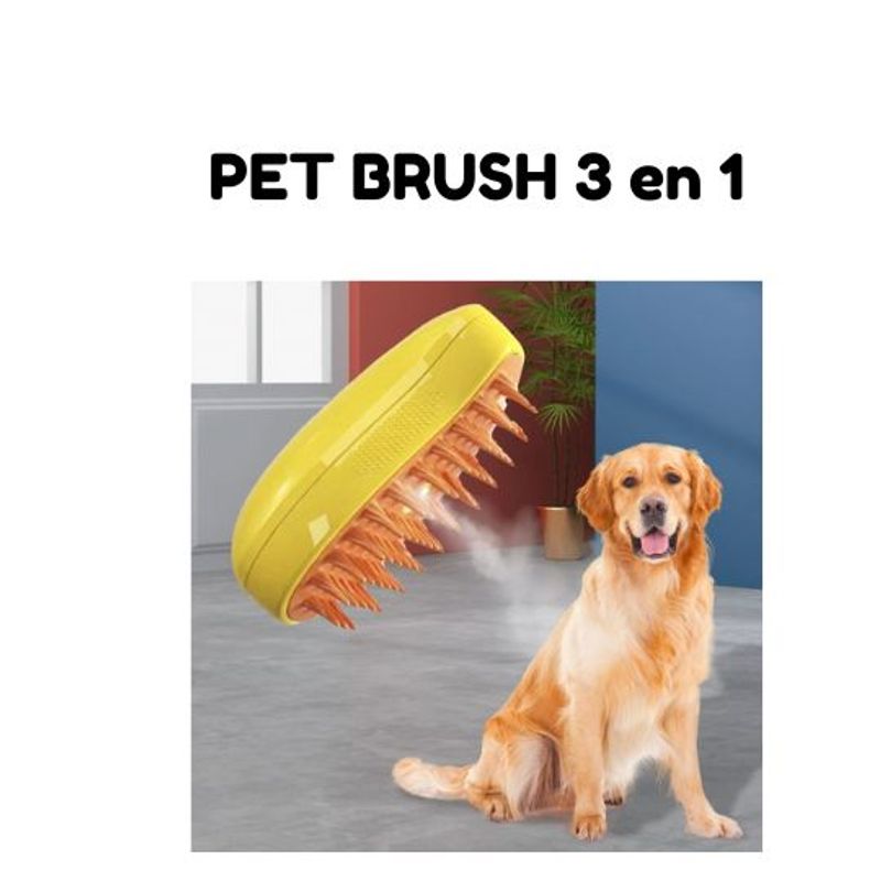 GENERICO - CEPILLO 3EN1 PARA PERROS Y GATOS
