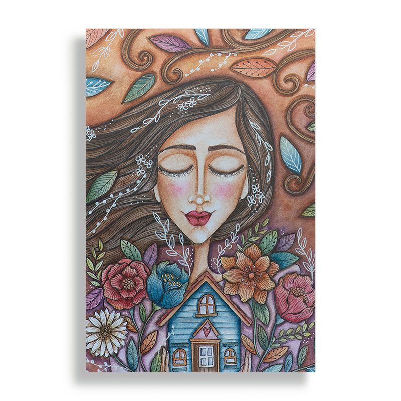 KUSTOMIT - Cuadro Decorativo Aluminio 20x30 - Contemplación