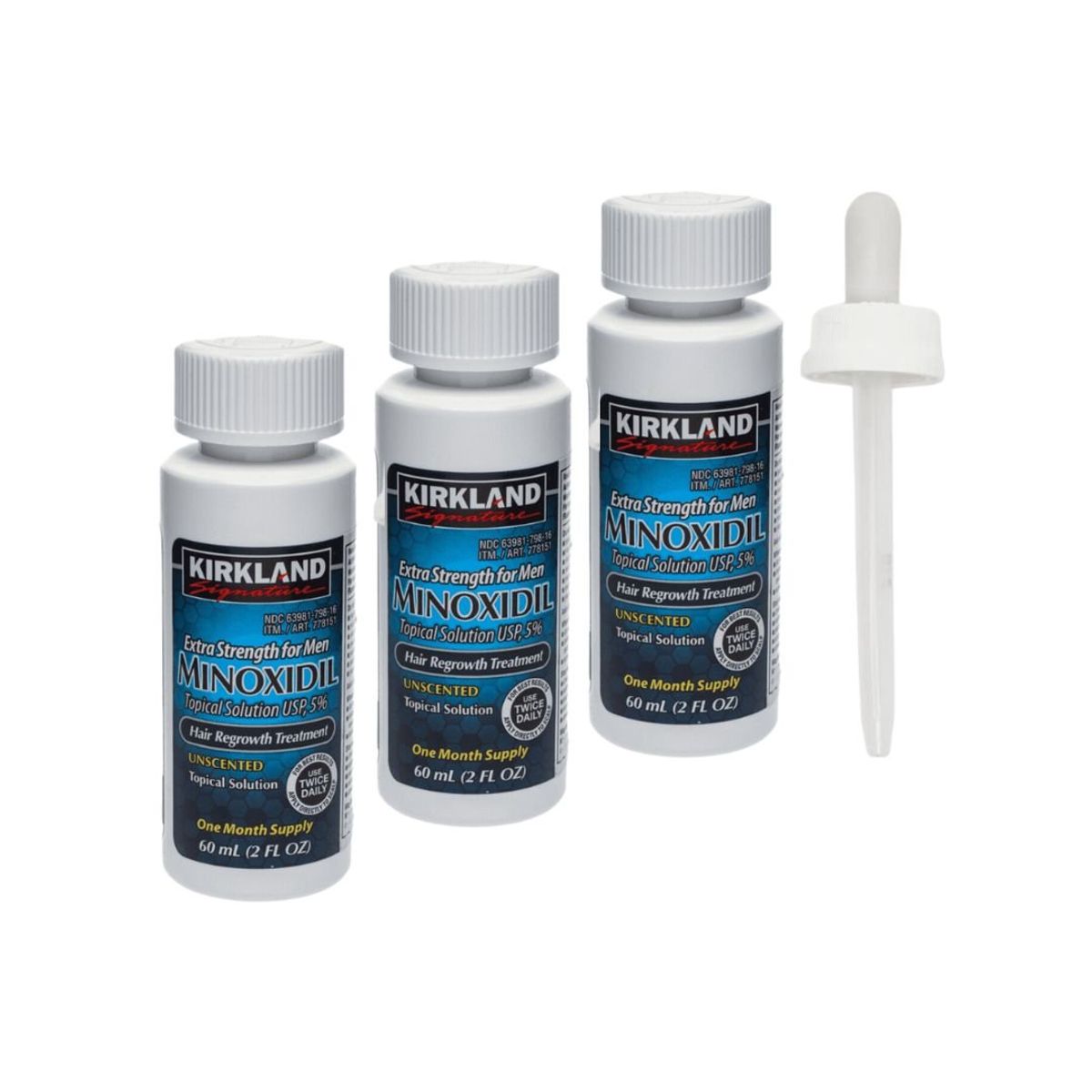 KIRKLAND - Minoxidil Kirkland 03  frascos