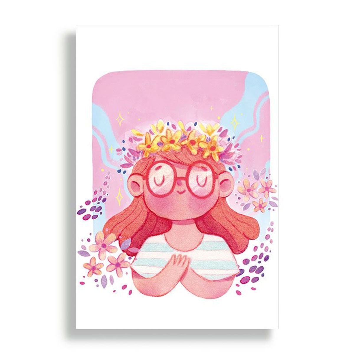 KUSTOMIT - Cuadro Decorativo Aluminio 20x30 - Flores