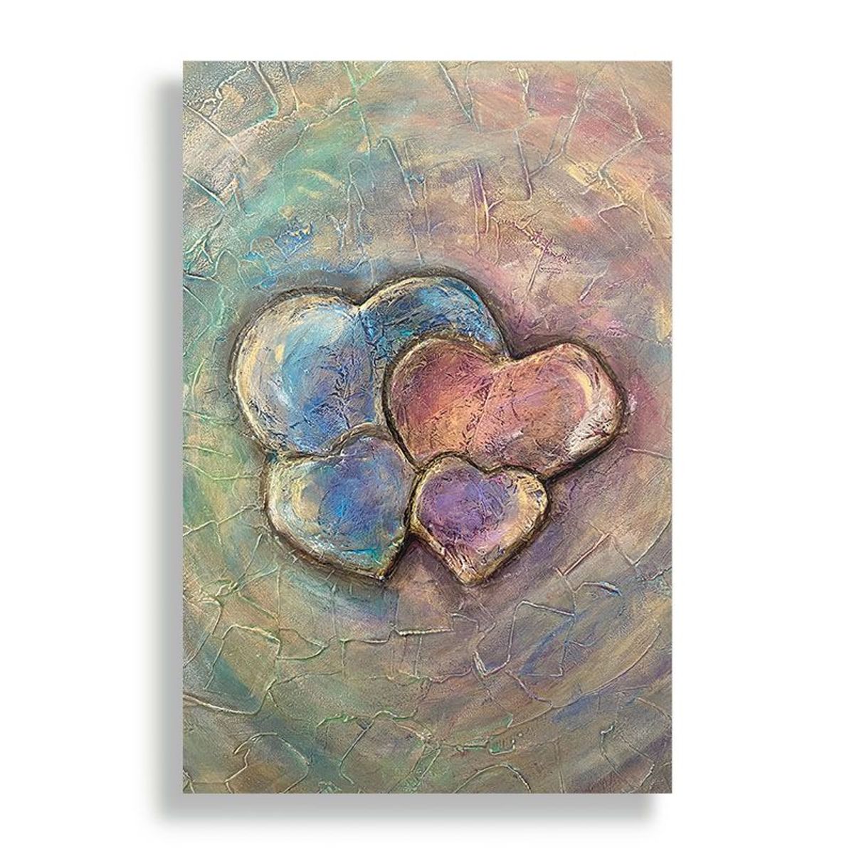 KUSTOMIT - Cuadro Decorativo Aluminio 20x30 - Familia