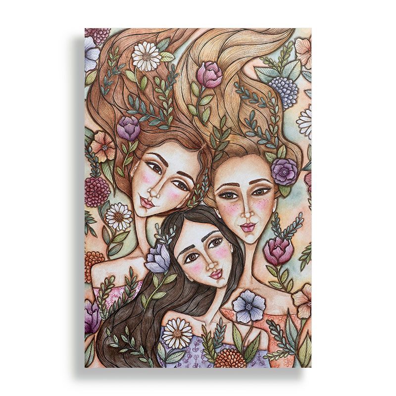 KUSTOMIT - Cuadro Decorativo Aluminio 20x30 - Conexión del Alma