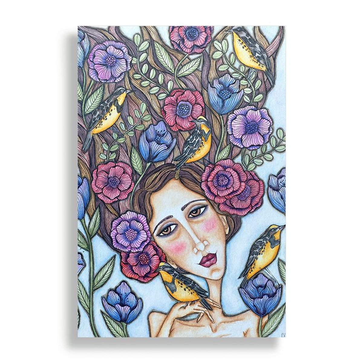 KUSTOMIT - Cuadro Decorativo Aluminio 20x30 - Susurros de vida