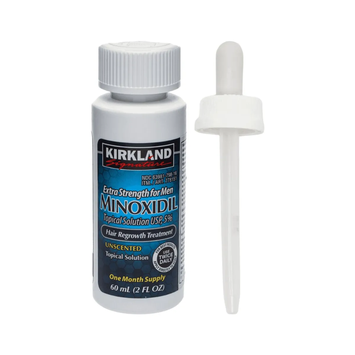 KIRKLAND - 1 Minoxidil Kirkland 5% + Gotero Original