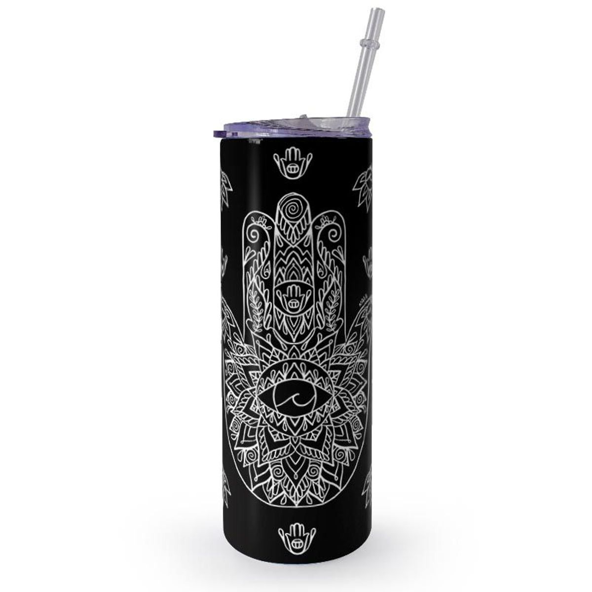 KUSTOMIT - Vaso Tomatodo Tumbler Mug Acero 750ml - Hamsa