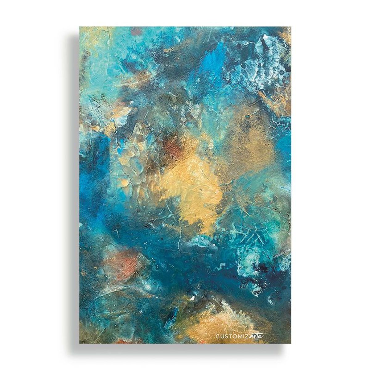 KUSTOMIT - Cuadro Decorativo Aluminio 20x30 - Galaxia B