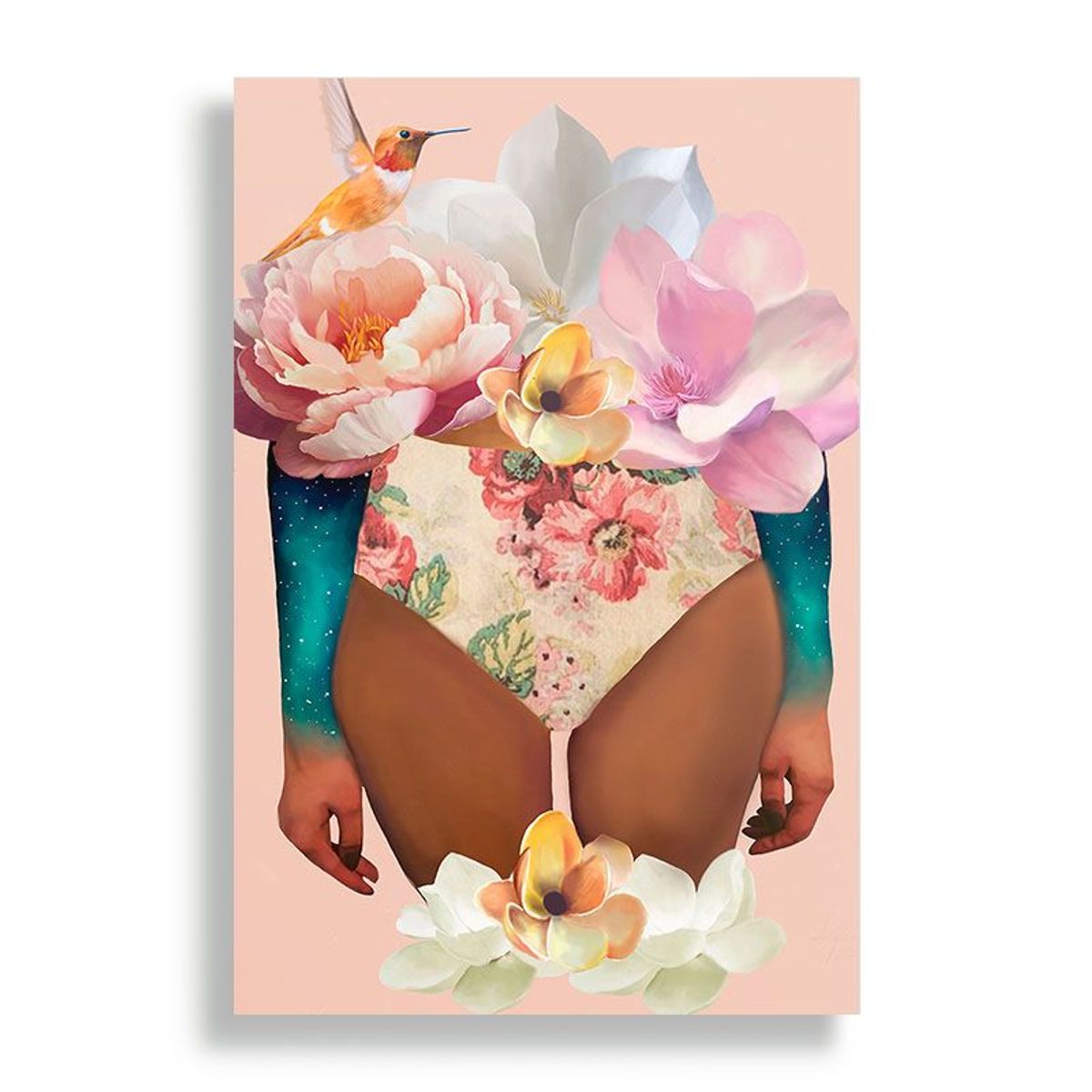 KUSTOMIT - Cuadro Decorativo Aluminio 20x30 - Mujer Bonita