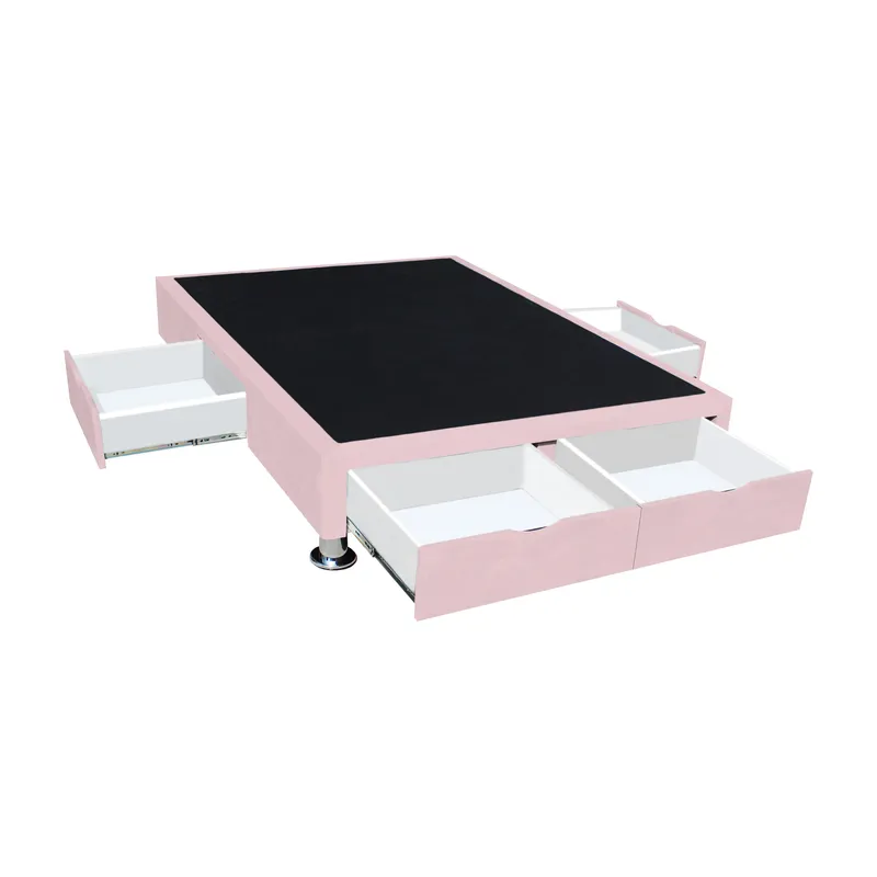 BARAKA HOME - Base de Cama Villach 1.5 Plz - Rosado