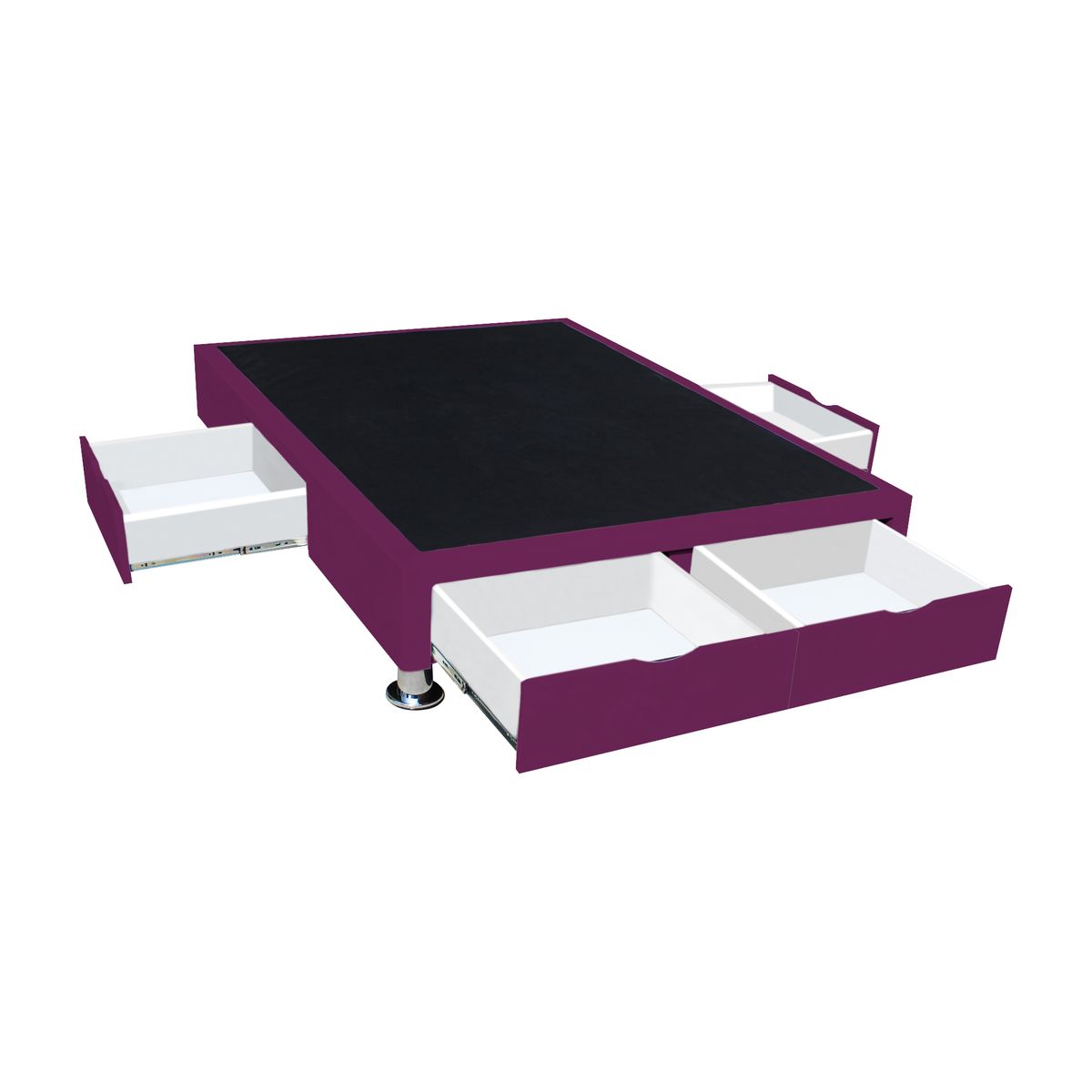 BARAKA HOME - Base de Cama Villach 1.5 Plz - Purpura