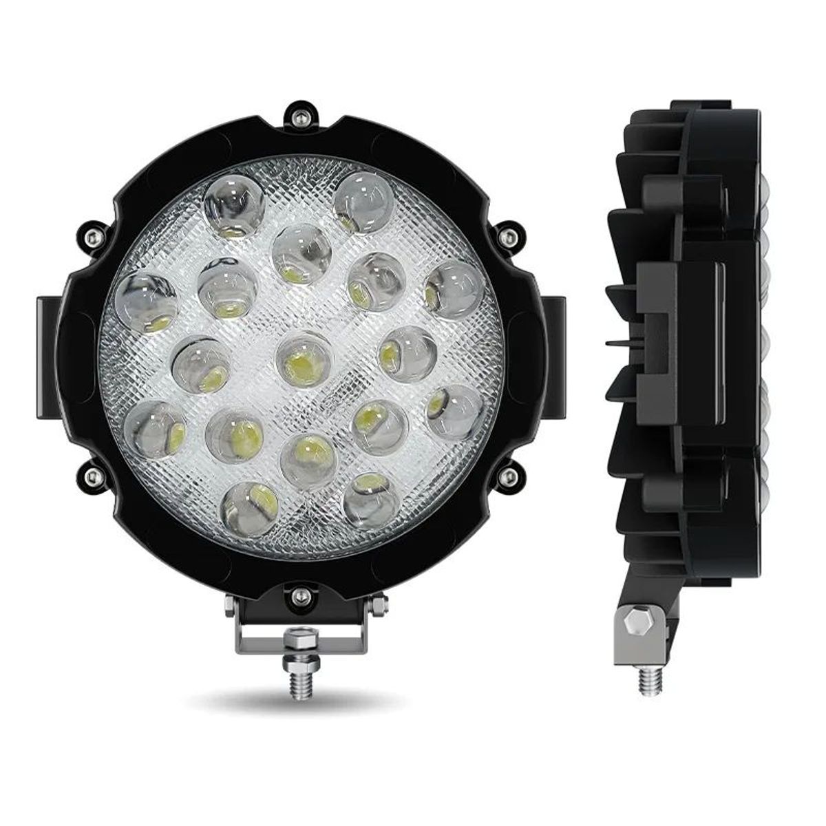 GENERICO - Faro Led Neblinero 7 Pulgadas 17Led Epistar Lupa 51w