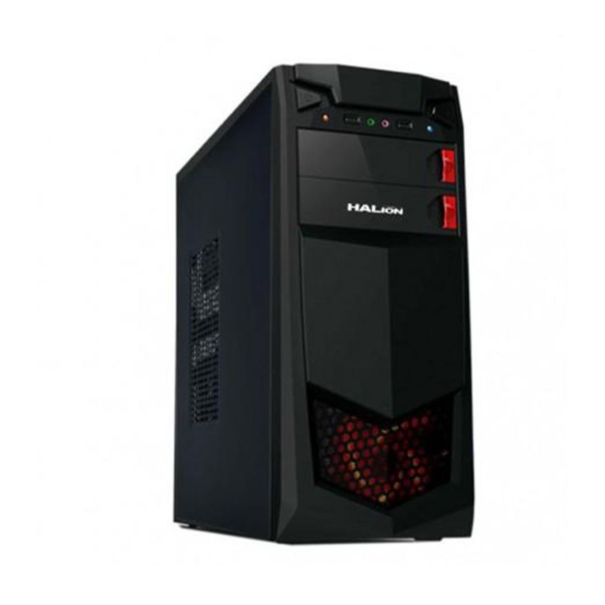 HALION - CASE ATX HALION STORM 7223 350W, LED ROJO, USB 3.0