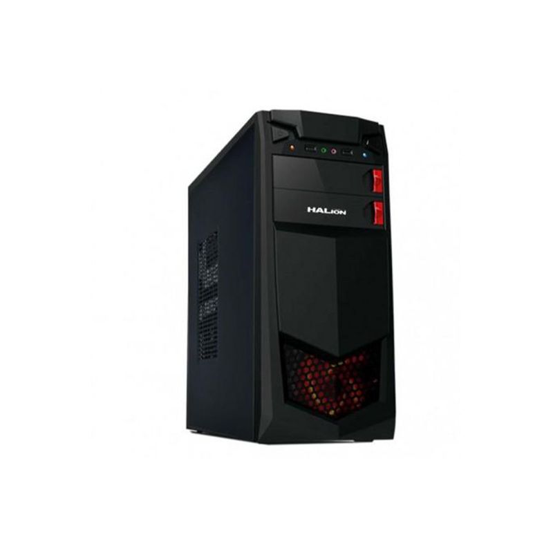 HALION - CASE ATX HALION STORM 7223 350W, LED ROJO, USB 3.0