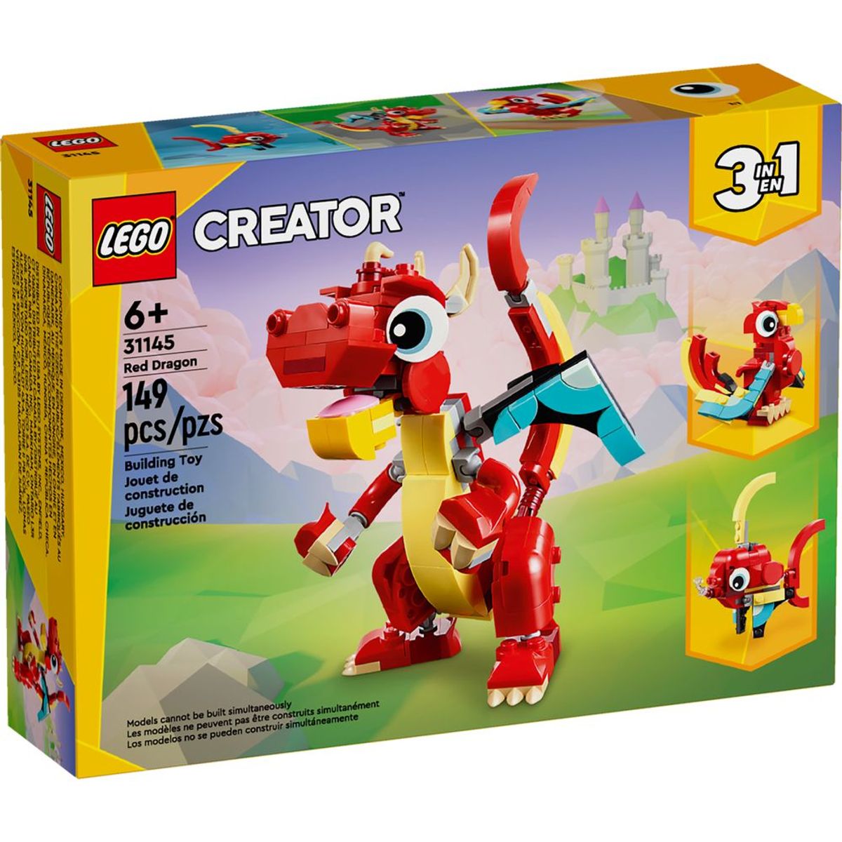 LEGO - LEGO 31145 Dragón Rojo