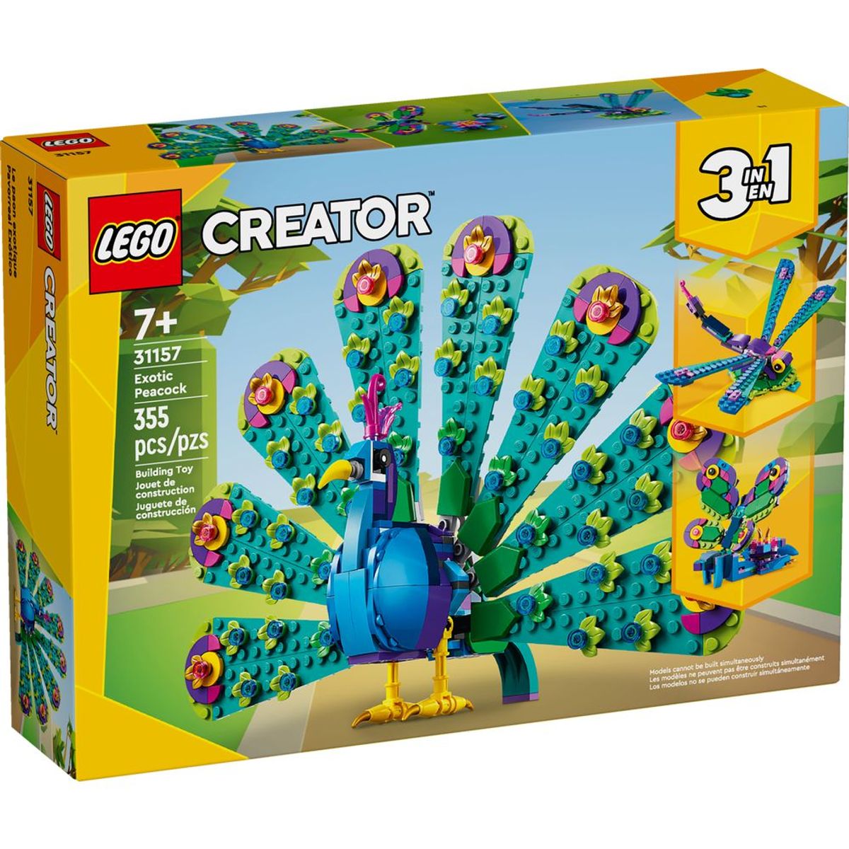 LEGO - LEGO 31157 Pavo Real Exótico