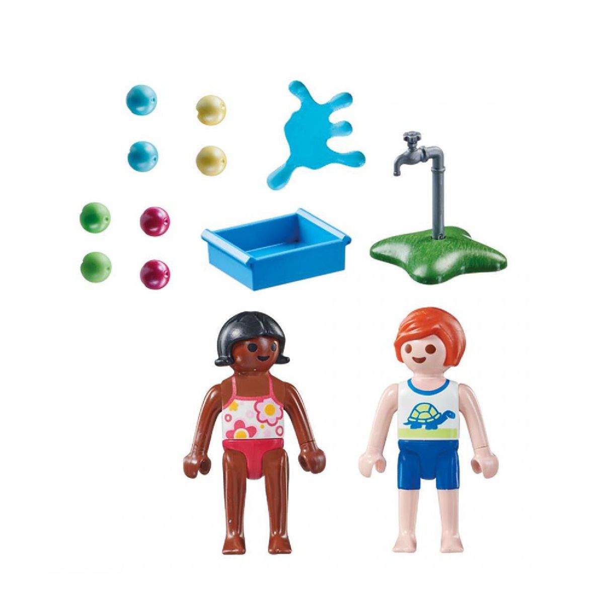 PLAYMOBIL - Playmobil Special Plus Niños con Globos de Agua