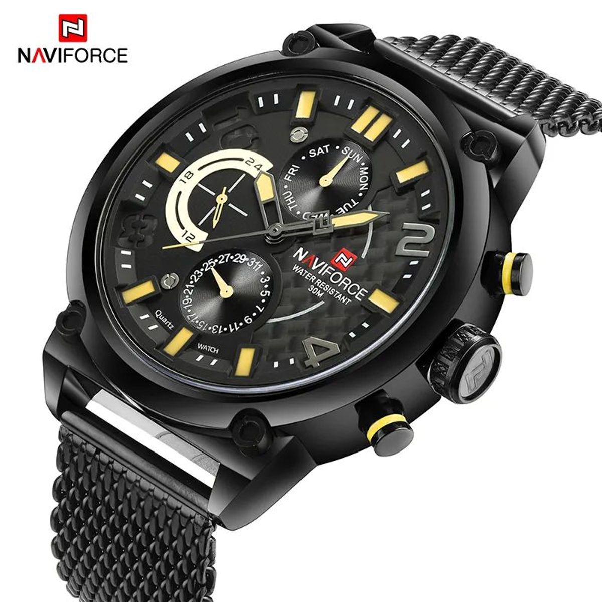 NAVIFORCE - Reloj Naviforce Acero Negro NAV-7