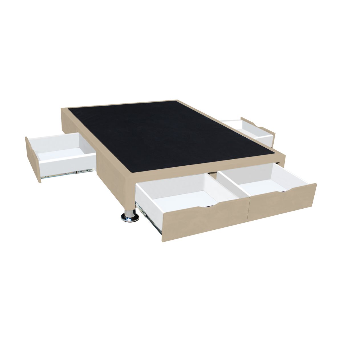 BARAKA HOME - Base de Cama Villach 2 Plz - Beige Claro