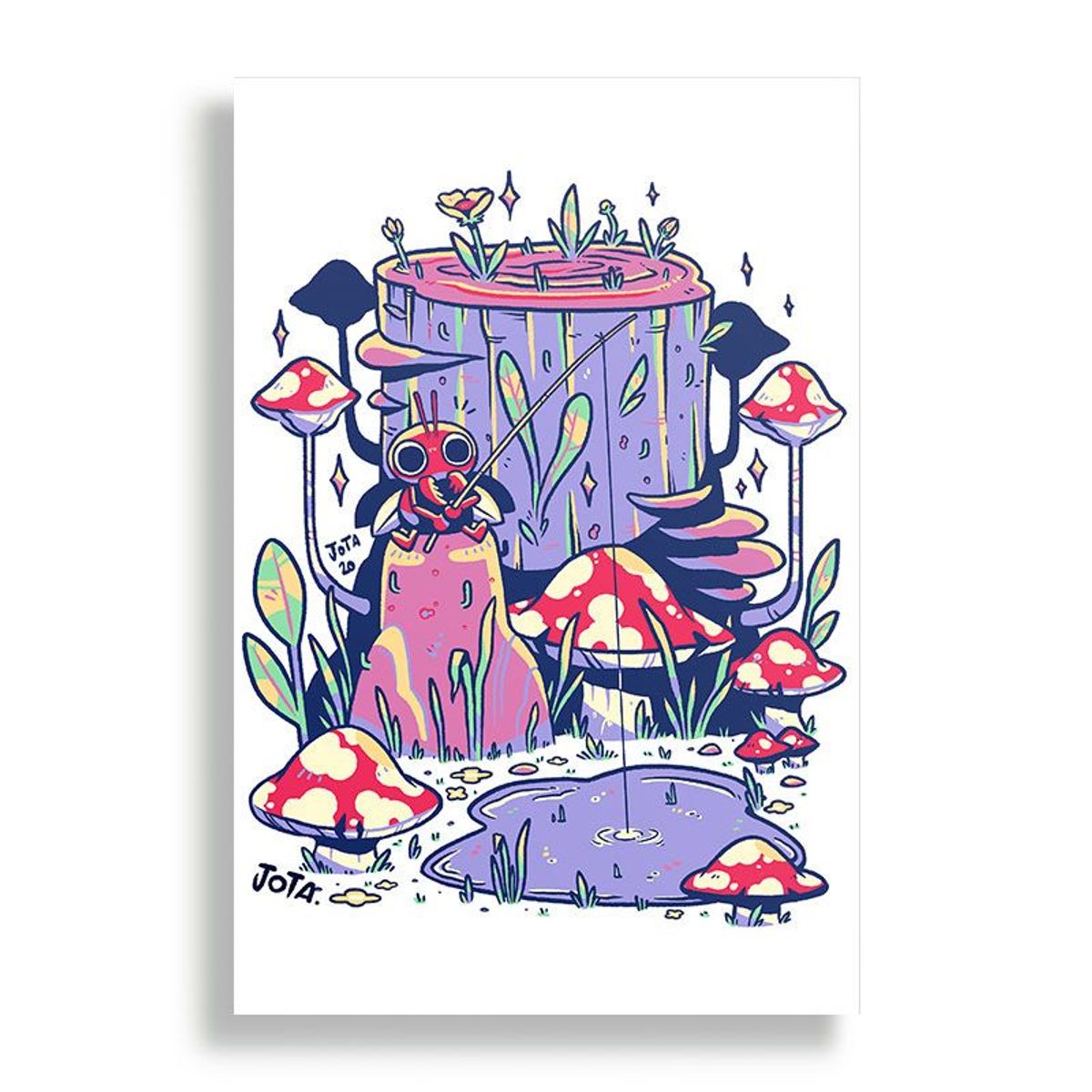 KUSTOMIT - Cuadro Decorativo Aluminio 20x30 - Bichos