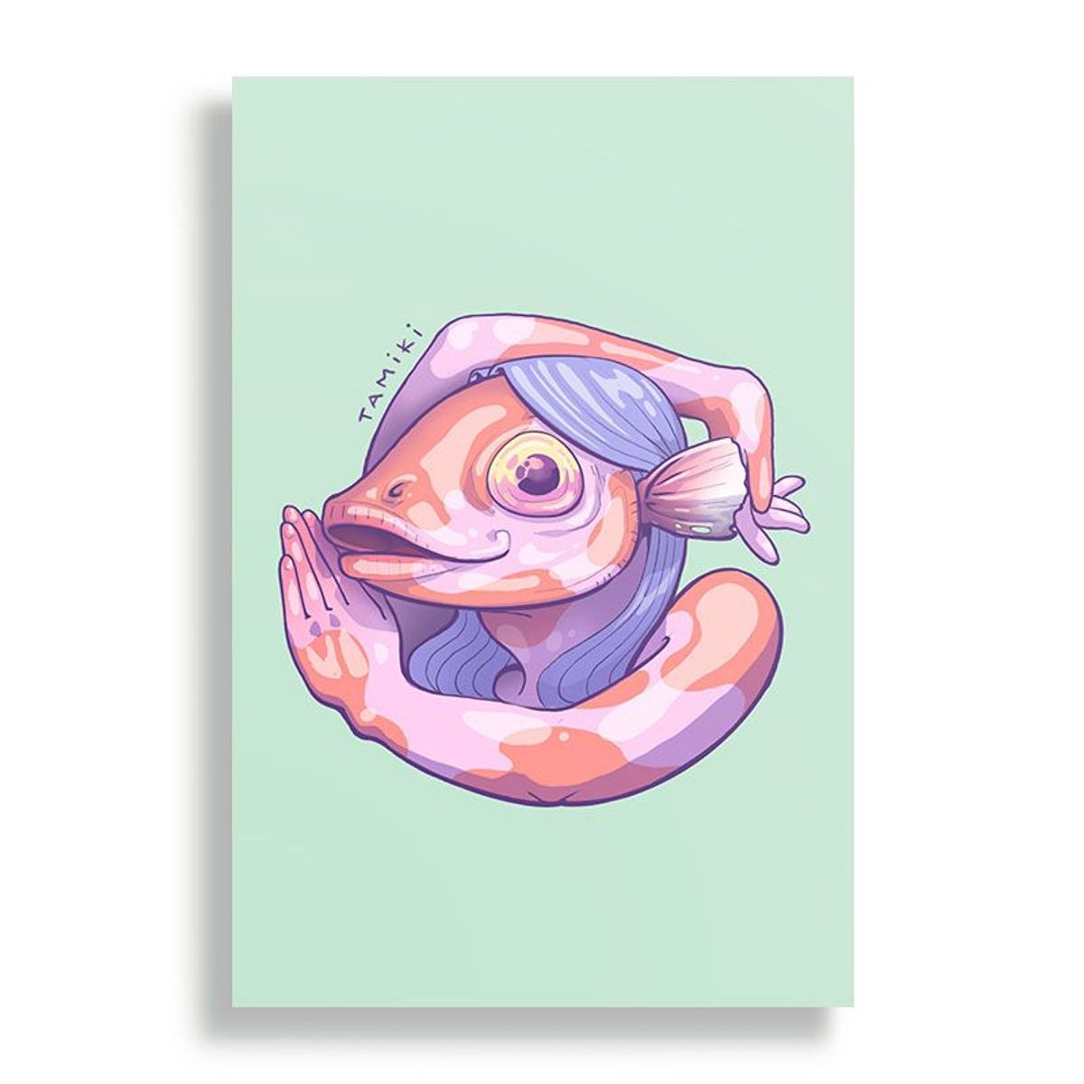 KUSTOMIT - Cuadro Decorativo Aluminio 20x30 - Andro pez