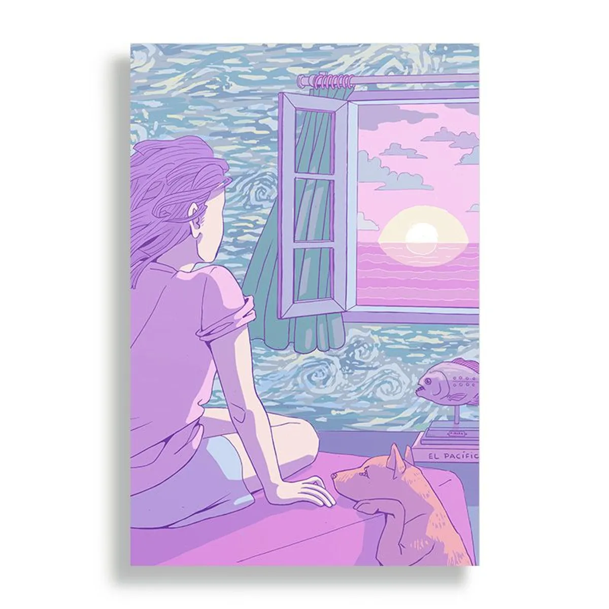 KUSTOMIT - Cuadro Decorativo Aluminio 20x30 - Atardecer