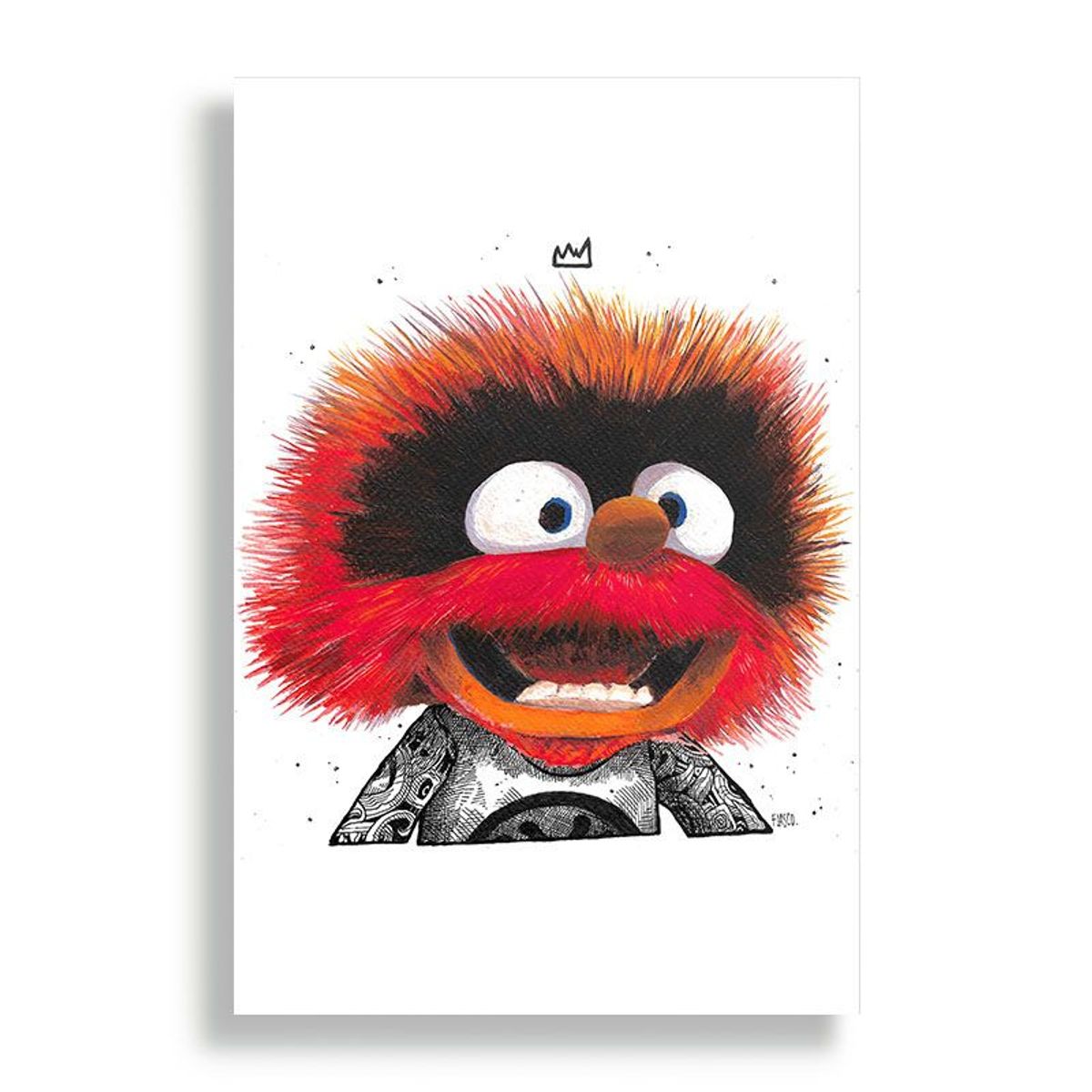 KUSTOMIT - Cuadro Decorativo Aluminio 20x30 - Animal