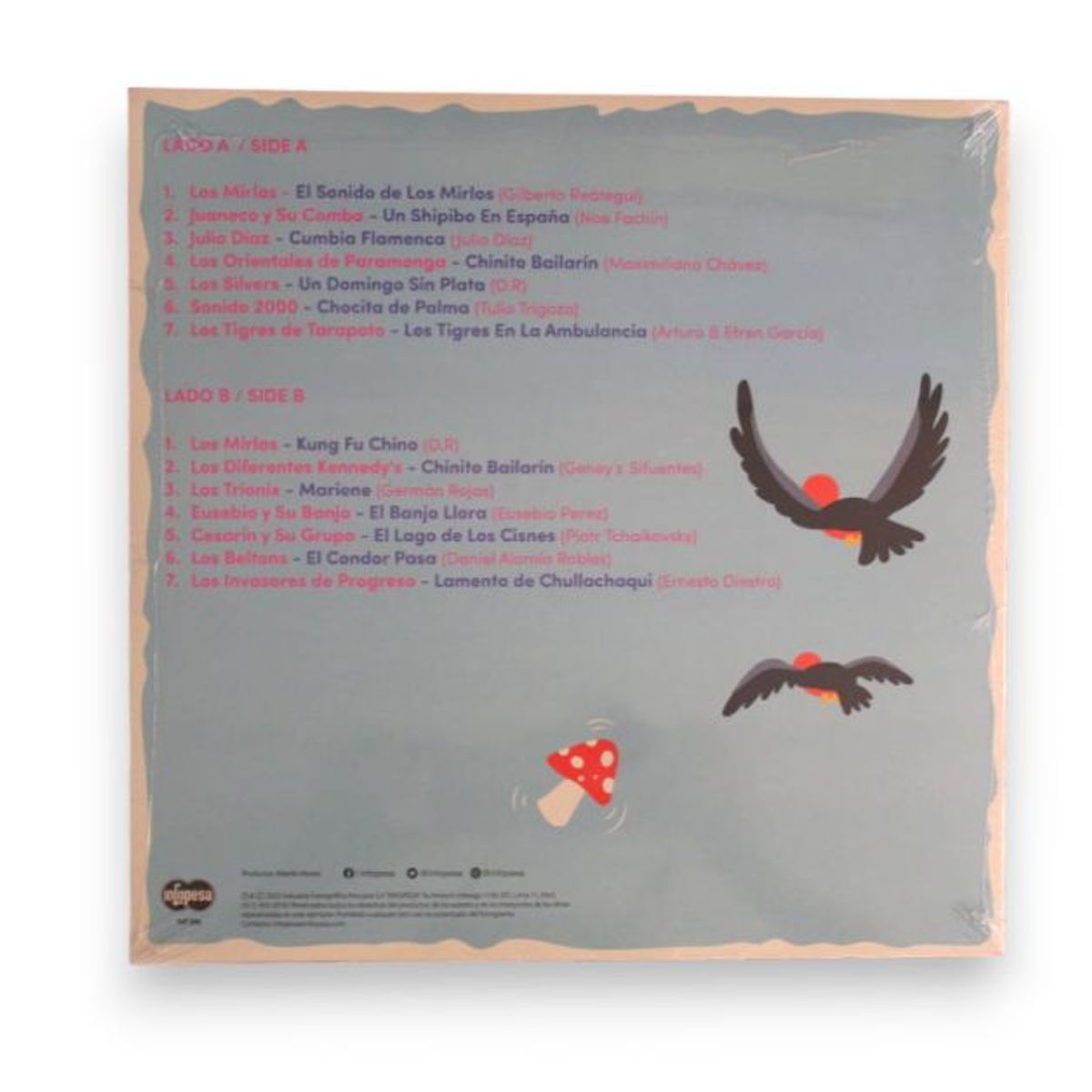 GENERICO - Disco de Vinilo negro Cumbias Chichadélicas II