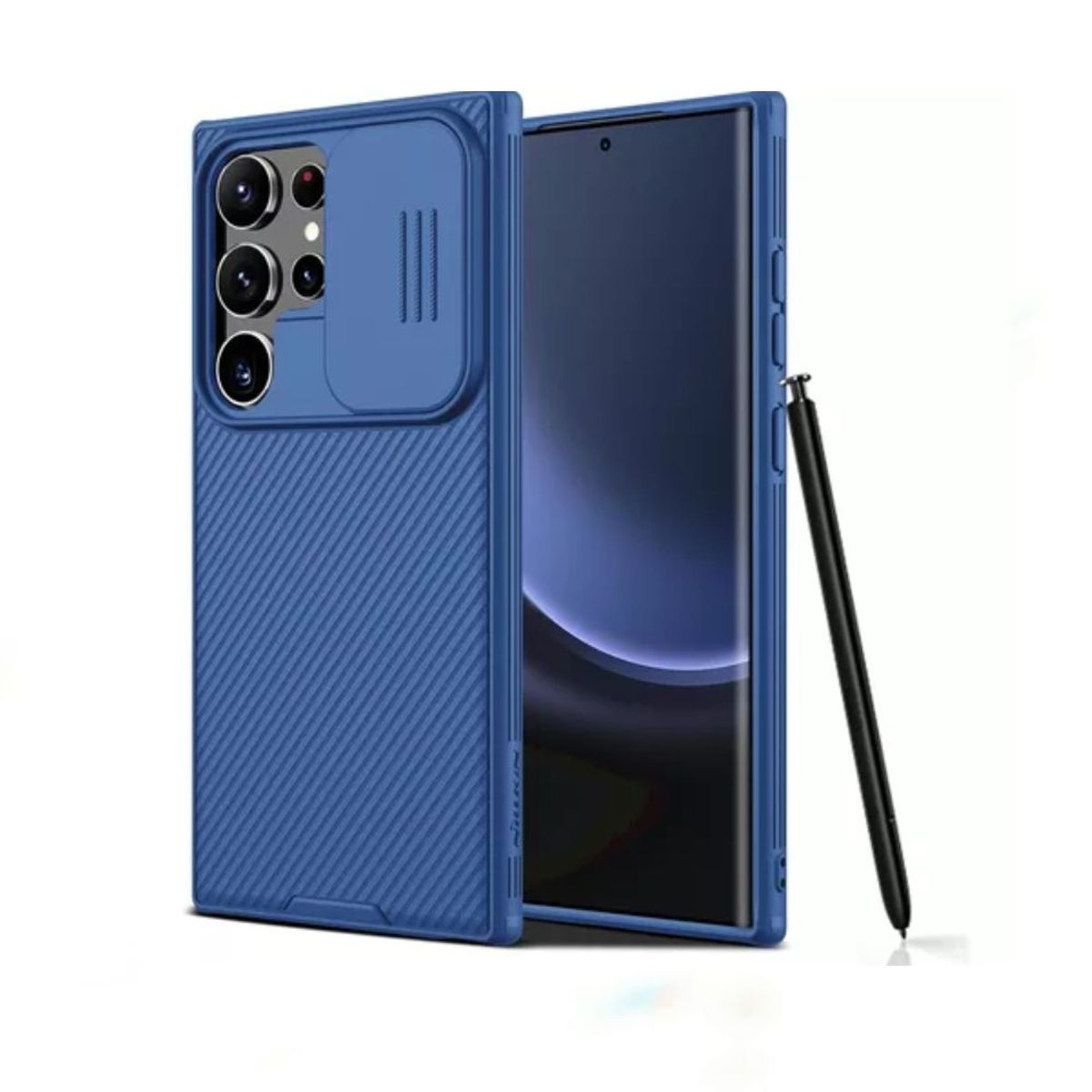 NILLKIN - Case Funda Para Samsung S24 Ultra Nillkin Camshield Pro Azul