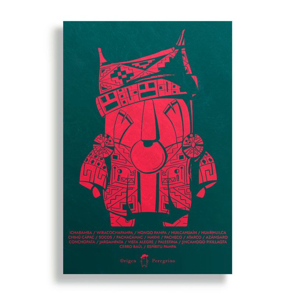 KUSTOMIT - Cuadro Decorativo Aluminio 20x30 - Tama Wari