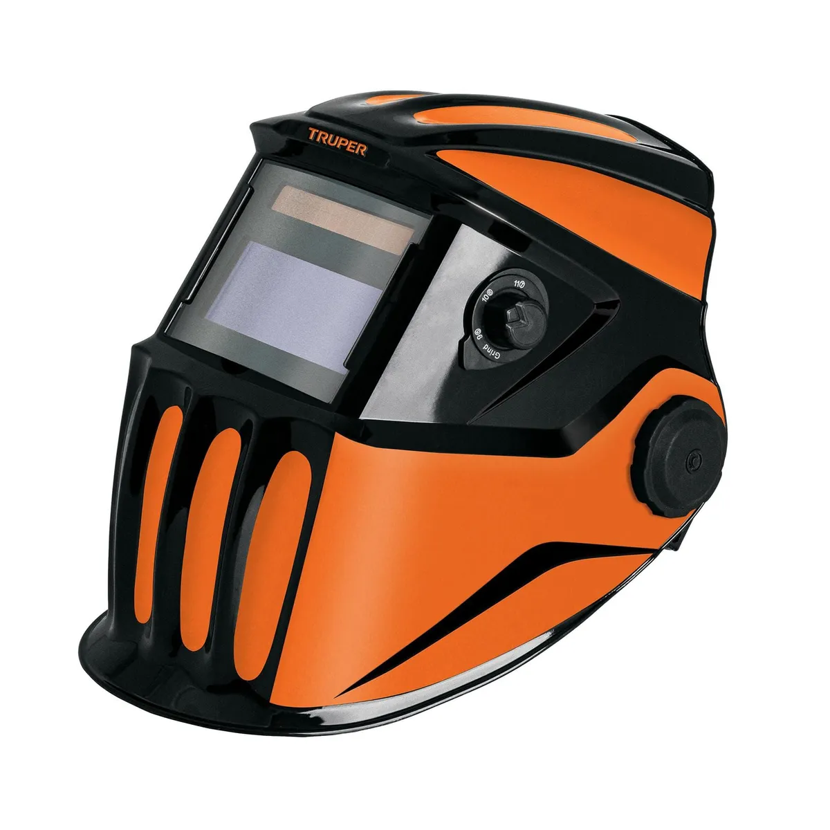 TRUPER - Careta electrónica p/soldar, profesional, sombra 9 a 13