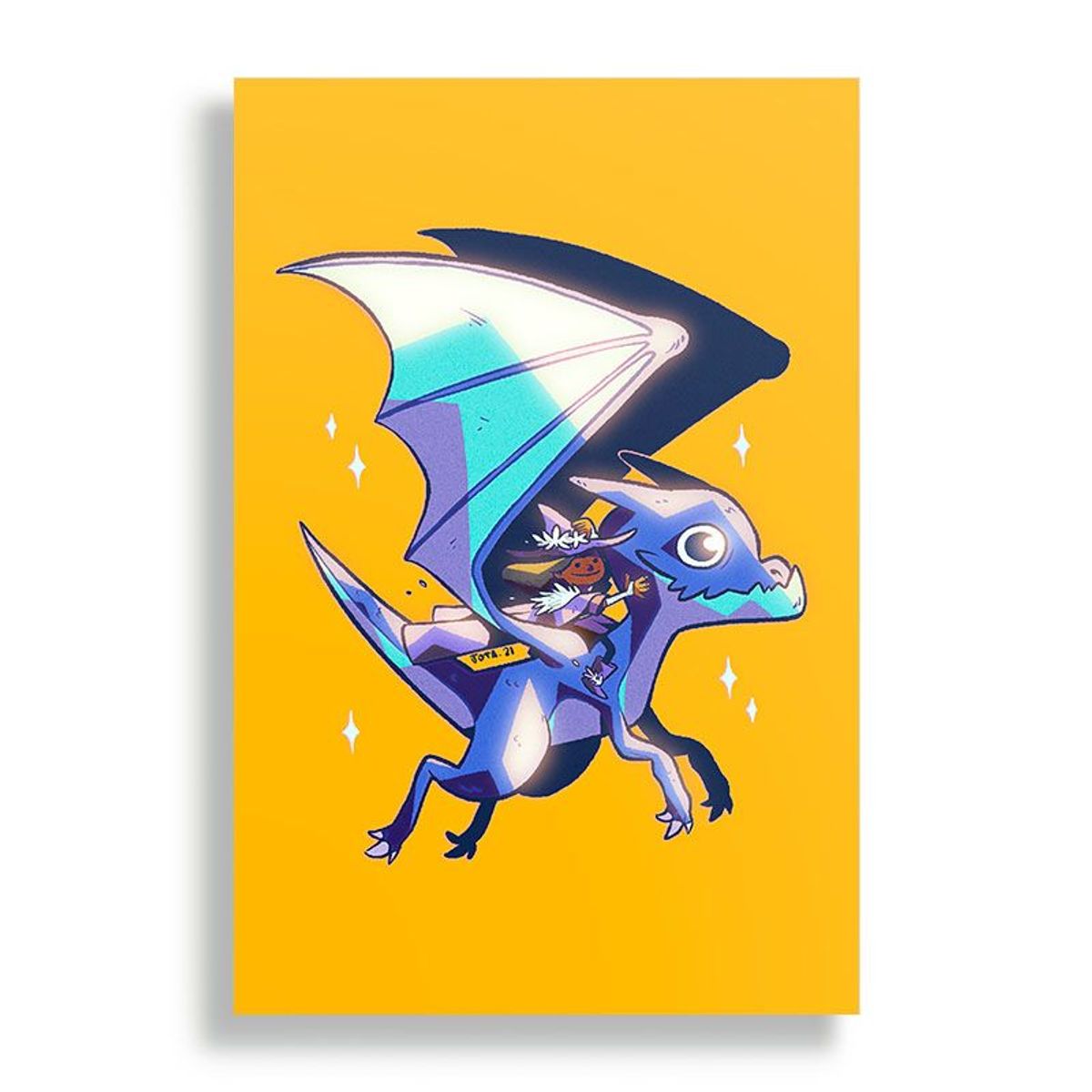 KUSTOMIT - Cuadro Decorativo Aluminio 20x30 - Dragon