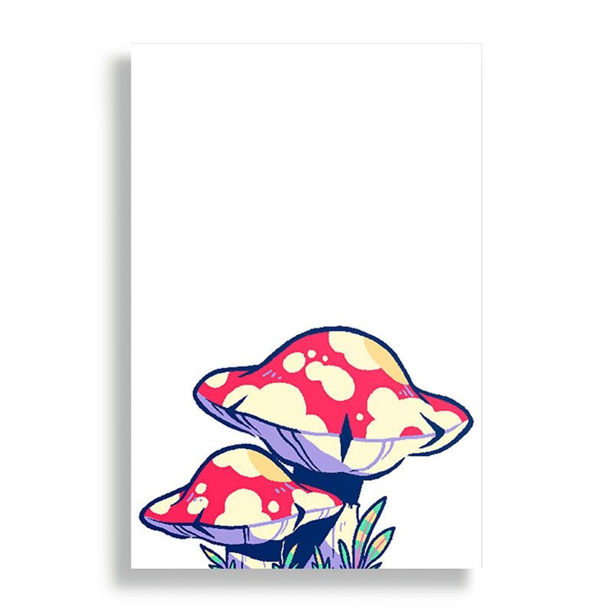 KUSTOMIT - Cuadro Decorativo Aluminio 20x30 - Hongos