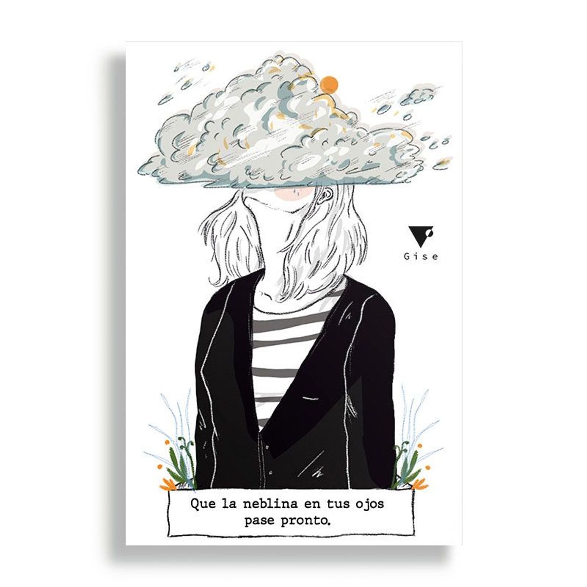 KUSTOMIT - Cuadro Decorativo Aluminio 20x30 - Neblina en tus ojos