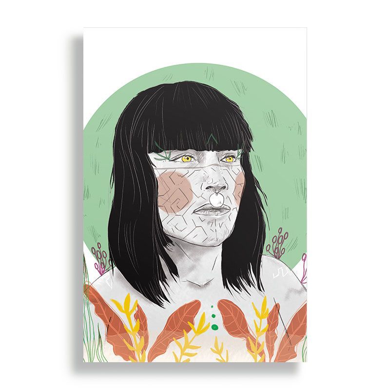 KUSTOMIT - Cuadro Decorativo Aluminio 20x30 - Magia vida y belleza