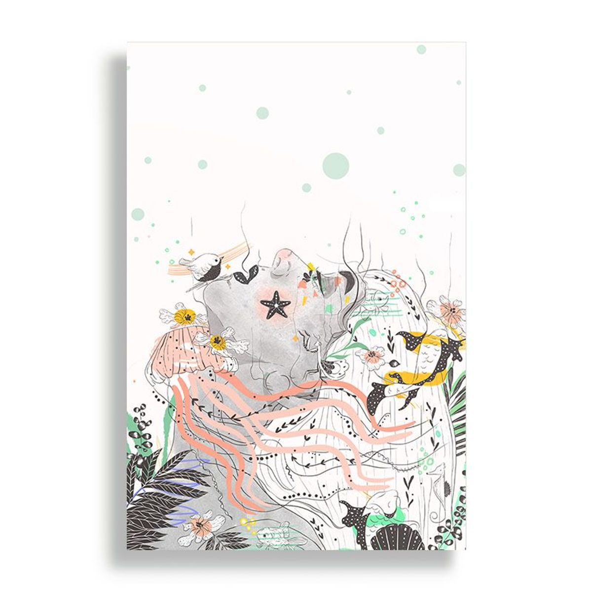 KUSTOMIT - Cuadro Decorativo Aluminio 20x30 - Belleza Natural