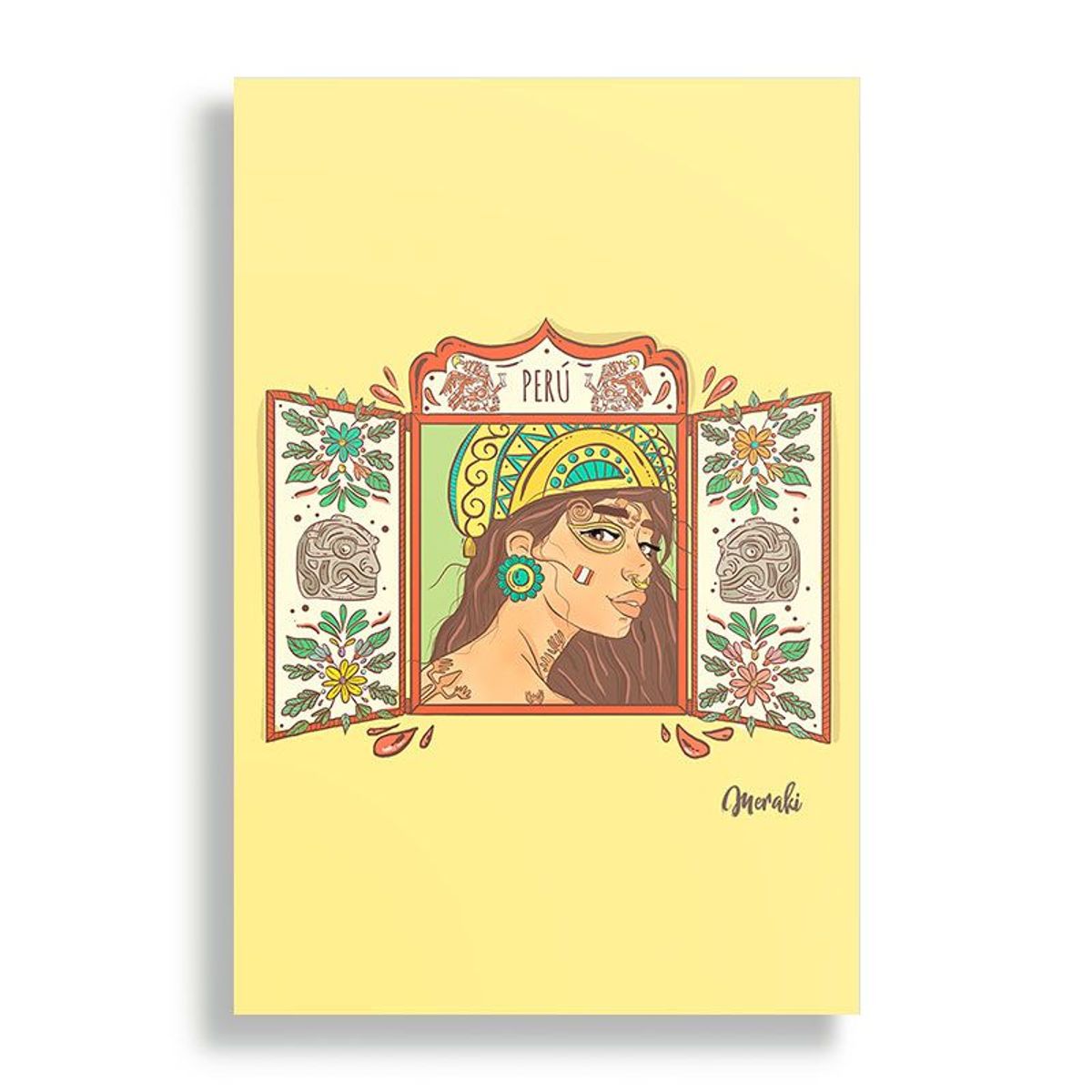 KUSTOMIT - Cuadro Decorativo Aluminio 20x30 - RetabloPeruano